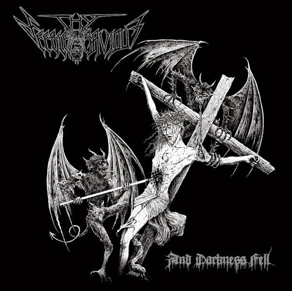 Thy Feeble Saviour : And Darkness Fell (LP, Album, Ltd, Sil)